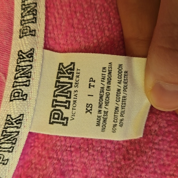 PINK Victoria's Secret Pink Quarter Zip Pull Over Jacket, Women's Extra Small - Picture 8 of 11